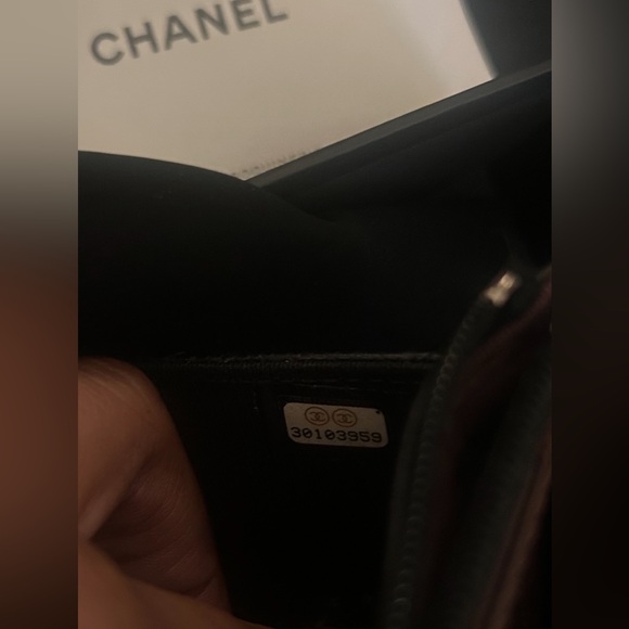 Chanel Black Caviar Wallet on Chain with Silver Hardware - Picture 13 of 14